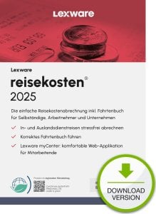 Program Lexware ESD / Lexware reisekosten 2025 / Online Download 1