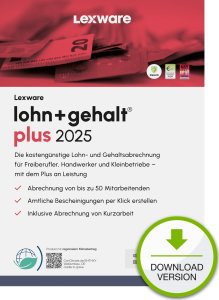 Program Lexware ESD / Lexware lohn+gehalt plus 2025 / Online Download 1