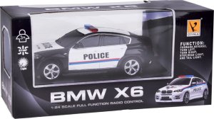 Jokomisiada Sportowy radiowóz BMW X6 auto sterowane na pilota RC0660 CY 12