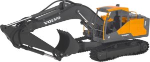 Jokomisiada Licencjonowana Koparka VOLVO 1:16 Zdalnie sterowana Dużo funkcji RC0668 2