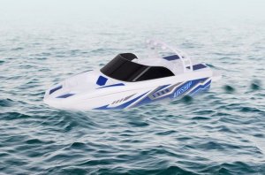 Jokomisiada Zdalnie sterowany Jacht dla dzieci Zabawka Łódka na pilota do wody RC0671 8