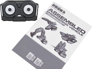 Jokomisiada Zestaw 4w1 do składania Maszyny budowlane Zdalnie sterowane 176-ele RC0665 3