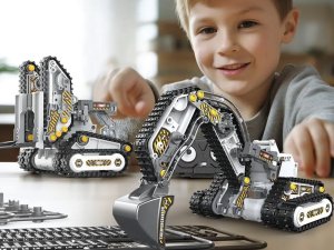 Jokomisiada Zestaw 4w1 do składania Maszyny budowlane Zdalnie sterowane 176-ele RC0665 8