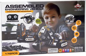 Jokomisiada Zestaw 4w1 do składania Maszyny budowlane Zdalnie sterowane 176-ele RC0665 9