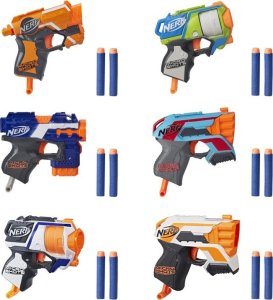 Hasbro Duży Zestaw Pistolet Nerf Strike 6 szt. pistolet + naboje piankowe ZA5181 10