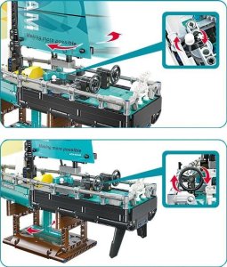 Jokomisiada Klocki techniczne Jacht regatowy 675-elementów kolorowe klocki ZA5296 3