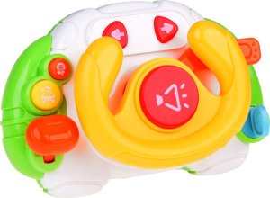 Jokomisiada Interaktywna sensoryczna Kierownica dla dzieci światło, dźwięk ZA5189 2