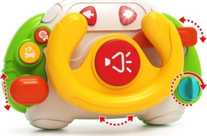 Jokomisiada Interaktywna sensoryczna Kierownica dla dzieci światło, dźwięk ZA5189 7