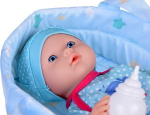 Jokomisiada Lalka w nosidełku laleczka pije i siusia ZA5153 11