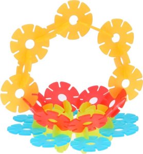 Jokomisiada Zestaw kolorowe Klocki konstrukcyjne 3D 140 elementów dla dzieci ZA5311 2