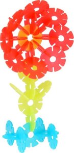 Jokomisiada Zestaw kolorowe Klocki konstrukcyjne 3D 140 elementów dla dzieci ZA5311 3