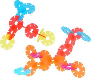 Jokomisiada Zestaw kolorowe Klocki konstrukcyjne 3D 140 elementów dla dzieci ZA5311 6