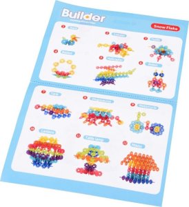 Jokomisiada Zestaw kolorowe Klocki konstrukcyjne 3D 140 elementów dla dzieci ZA5311 7