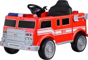 Jokomisiada Auto Straż Pożarna Wóz Strażacki na akumulator Koguty Sygnał Radio PA0313 2