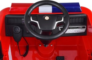 Jokomisiada Auto Straż Pożarna Wóz Strażacki na akumulator Koguty Sygnał Radio PA0313 6