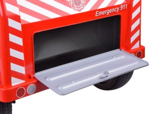 Jokomisiada Auto Straż Pożarna Wóz Strażacki na akumulator Koguty Sygnał Radio PA0313 9