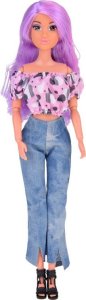 Anlily Anlily lalka z długimi pastelowymi włosami w jeansach ZA5305 2