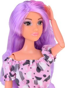 Anlily Anlily lalka z długimi pastelowymi włosami w jeansach ZA5305 5