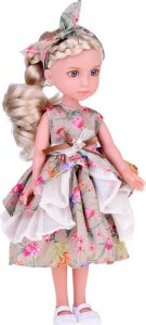 Jokomisiada Elegancka LALKA w falbaniastej sukience jak z bajki ZA5313 2