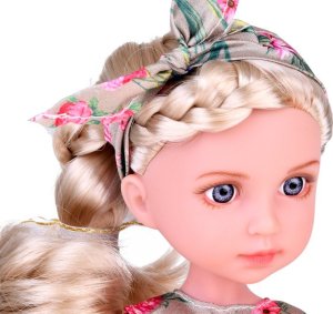 Jokomisiada Elegancka LALKA w falbaniastej sukience jak z bajki ZA5313 4