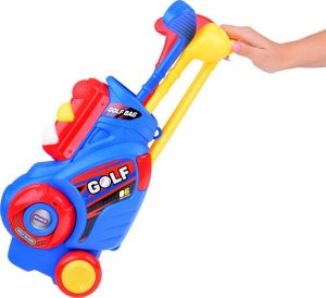 Jokomisiada Zestaw do gry Mini Golf kije + piłki + stojak na kółkach dla dzieci SP0804 5