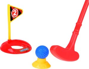 Jokomisiada Zestaw do gry Mini Golf kije + piłki + stojak na kółkach dla dzieci SP0804 7
