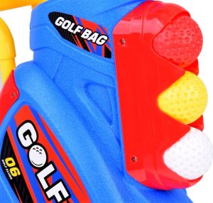 Jokomisiada Zestaw do gry Mini Golf kije + piłki + stojak na kółkach dla dzieci SP0804 8