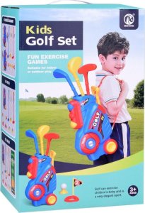 Jokomisiada Zestaw do gry Mini Golf kije + piłki + stojak na kółkach dla dzieci SP0804 10