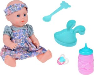 Jokomisiada Zestaw Gumowa Lalka BOBAS + akcesoria + pije + sika + rusza oczami ZA5154 12