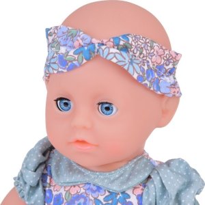 Jokomisiada Zestaw Gumowa Lalka BOBAS + akcesoria + pije + sika + rusza oczami ZA5154 4