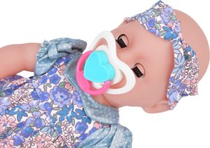 Jokomisiada Zestaw Gumowa Lalka BOBAS + akcesoria + pije + sika + rusza oczami ZA5154 5