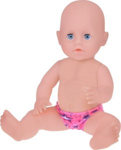 Jokomisiada Zestaw Gumowa Lalka BOBAS + akcesoria + pije + sika + rusza oczami ZA5154 10