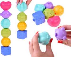 Jokomisiada Kostka zabawka interaktywna dla malucha sorter kształty cymbałki ZA5278 5