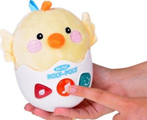 Jokomisiada Pozytywka Kurczak aż 12 kołysanek dźwięk światło w rytm melodii ZA5196 11