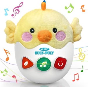 Jokomisiada Pozytywka Kurczak aż 12 kołysanek dźwięk światło w rytm melodii ZA5196 6
