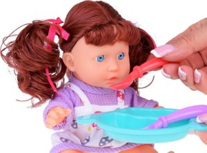 Jokomisiada Interaktywny Zestaw mówiąca Lalka Bobas Wanna do Kąpieli akcesoria ZA5335 10