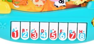 Jokomisiada Edukacyjne Pianinko Interaktywne Organki ze Zwierzątkami Farma ZA5331 6