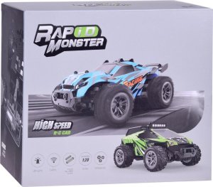 Jokomisiada Autko zdalnie sterowane RAPID MONSTER na pilota + podświetlenie RC0682 12