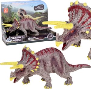 Figurka Jokomisiada Figurka dinozaur Triceratopts, zabawki gumowe dla dzieci ZA5192 1