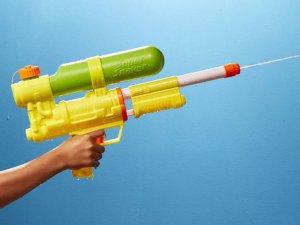 Hasbro Super poręczny pistolet na wodę dla dzieci żółty Nerf Soa XP50 ZA5185 3
