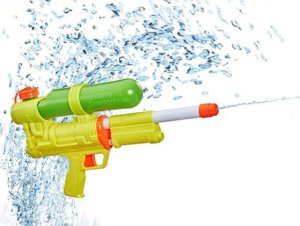 Hasbro Super poręczny pistolet na wodę dla dzieci żółty Nerf Soa XP50 ZA5185 5