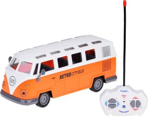 Jokomisiada Autobus podświetlony RETRO CITY BUS sterowany pilotem RC0677 2