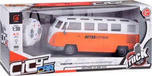 Jokomisiada Autobus podświetlony RETRO CITY BUS sterowany pilotem RC0677 10
