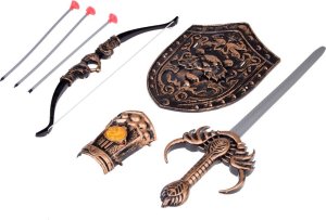 Jokomisiada Zestaw Rycerza Łuk Miecz Tarcza Kostium Rycerski ZA5291 2