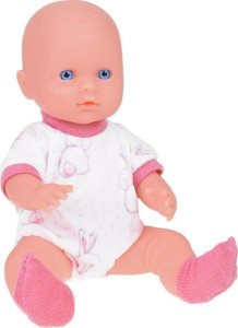 Jokomisiada Lalka bobas w nosidełku laleczka pije i siusia + butelka ZA5155 12