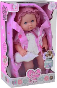 Jokomisiada Lalka bobas w nosidełku laleczka pije i siusia + butelka ZA5155 15