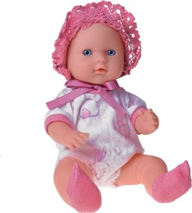 Jokomisiada Lalka bobas w nosidełku laleczka pije i siusia + butelka ZA5155 6