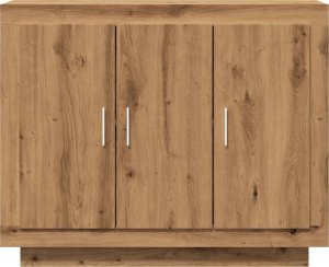 vidaXL Szafka, dąb artisian, 92x35x75 cm 4