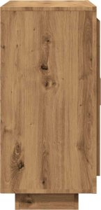 vidaXL Szafka, dąb artisian, 92x35x75 cm 5