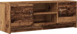 vidaXL Szafka TV, stare drewno, 102x30x37,5cm, materiał drewnopochodny 2